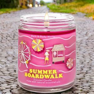 Bath & Body Works “Summer Boardwalk” Mason Jar Candle